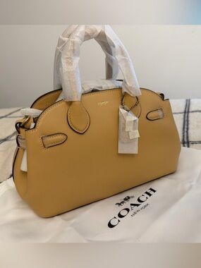 Coach Empire 26 Tan Brand new with tags Leather Satchel Handbag